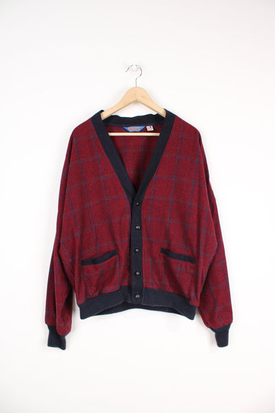 Vintage Pendleton 100% virgin wool, button up cardigan with pockets