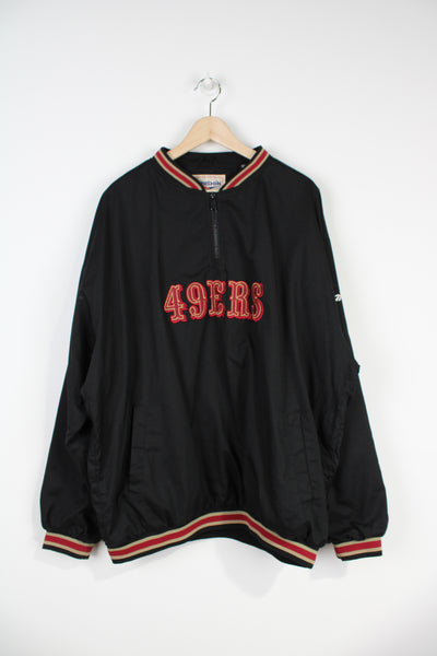 Vintage 90's Reebok San Francisco 49ers training top with embroidered logo on the across the chest
