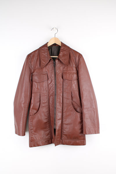 70's Leather Jacket (Size XS) – VintageFolk