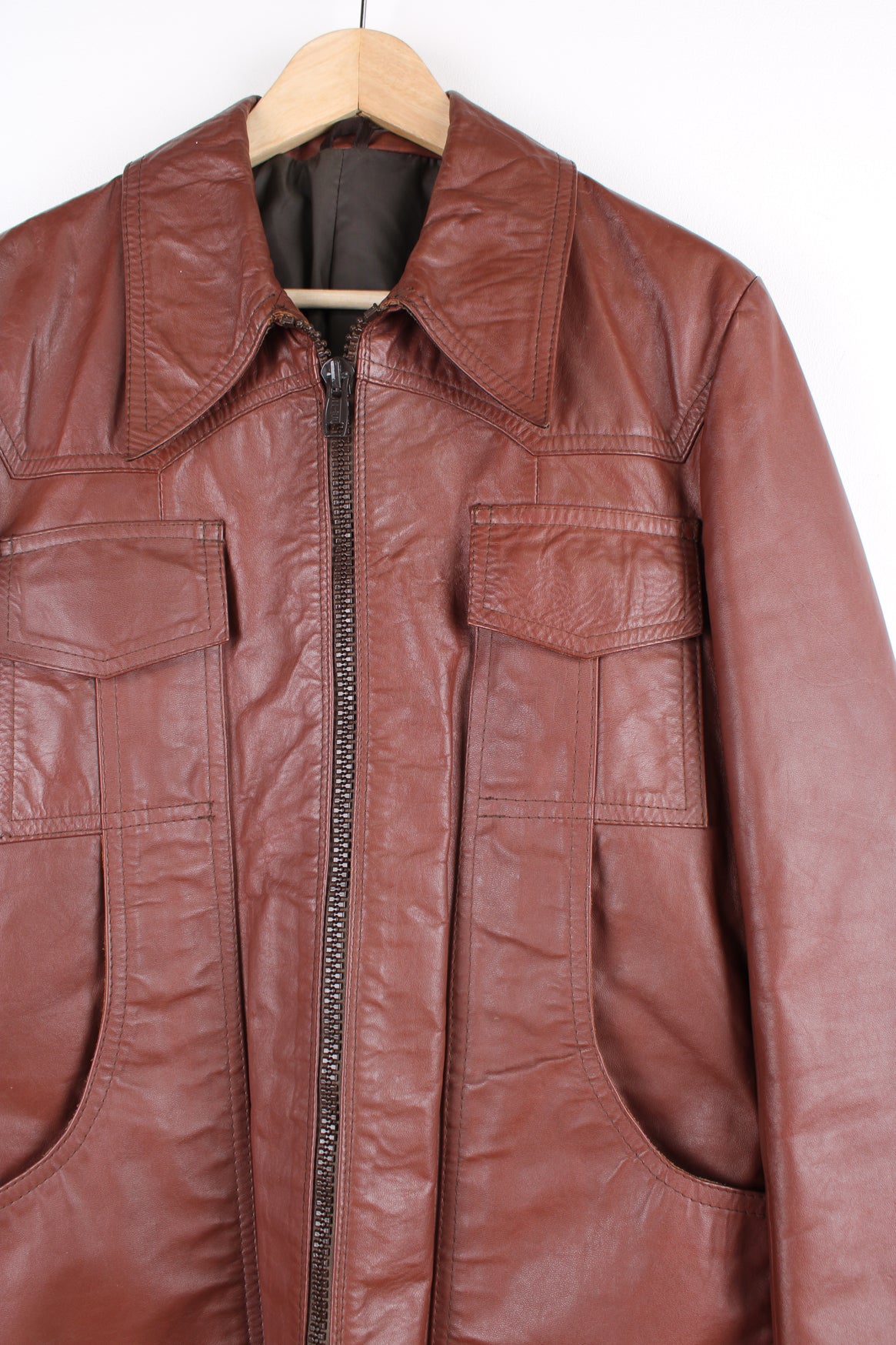 70's Leather Jacket (Size XS) – VintageFolk