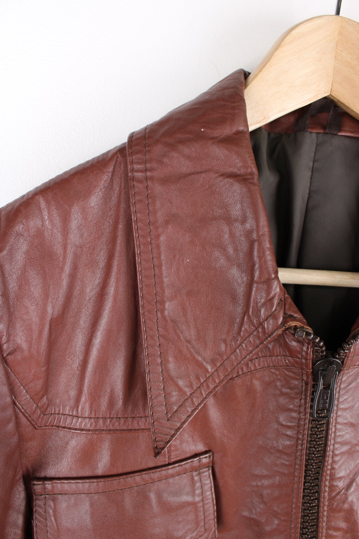 70's Leather Jacket (Size XS) – VintageFolk