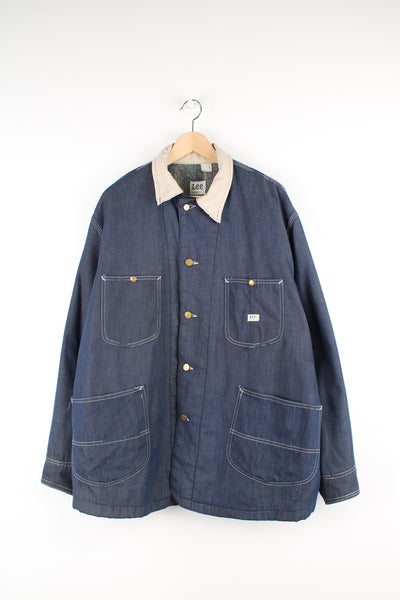 ジャケット・アウター Lee 81-LJ Denim Chore Jacket 1980s Vintage Lee 81 LJ Jean Jacket with Painted Back – The Curatorial Dept.