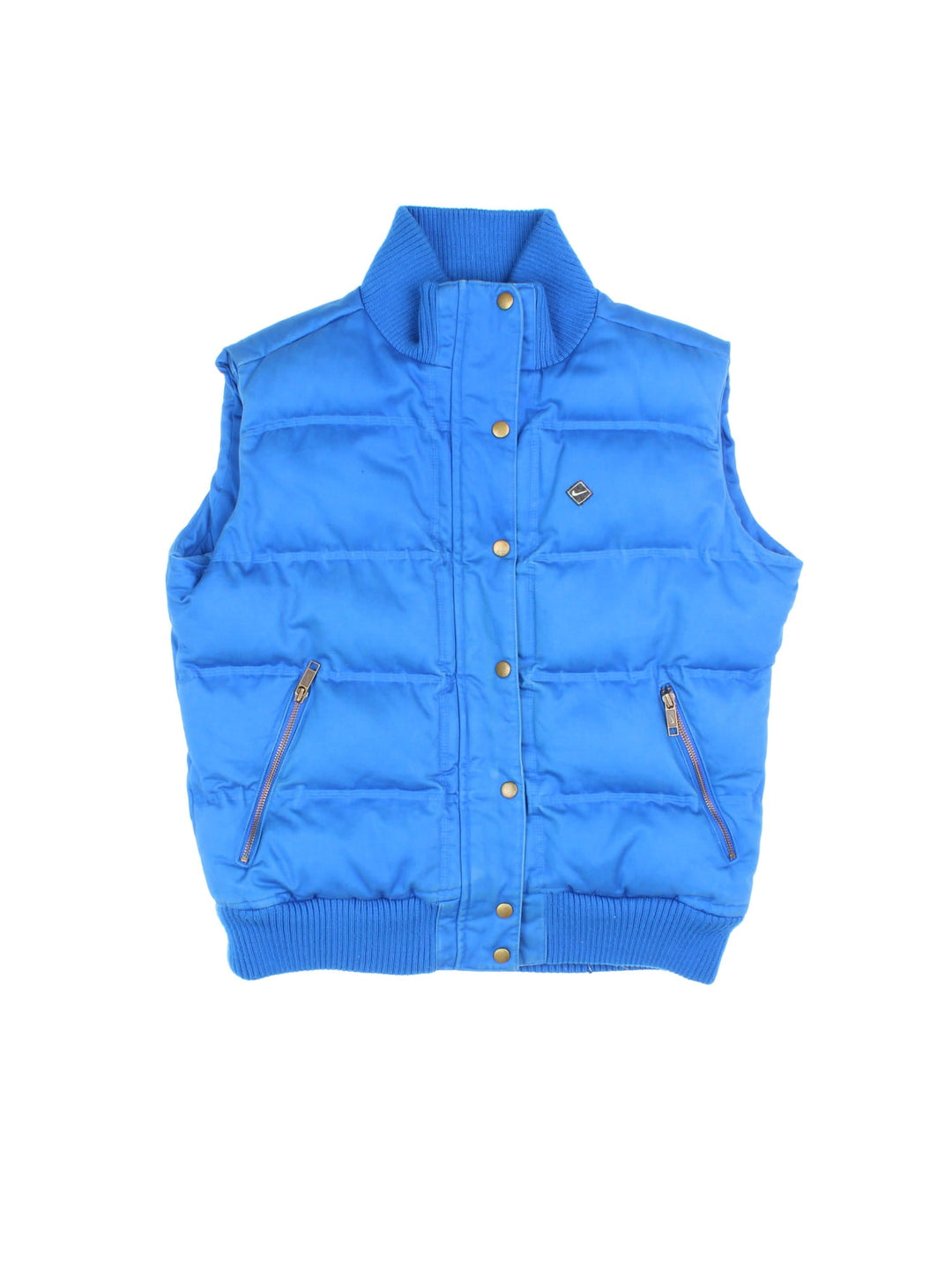 Y2K Nike Trail Blue Padded Gilet (Size L) – VintageFolk