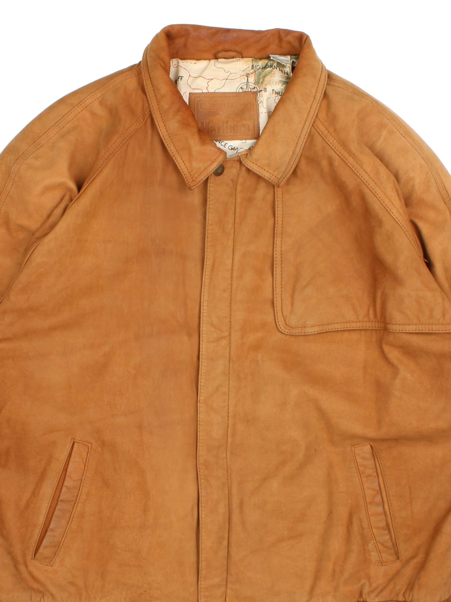 90's Marlboro Classics Leather Jacket – VintageFolk
