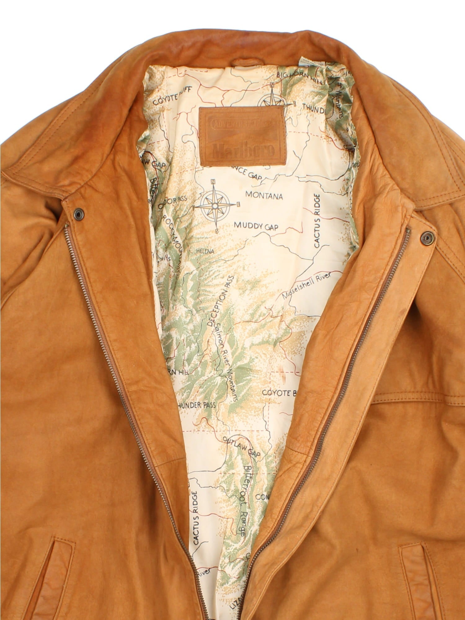 90's Marlboro Classics Leather Jacket – VintageFolk