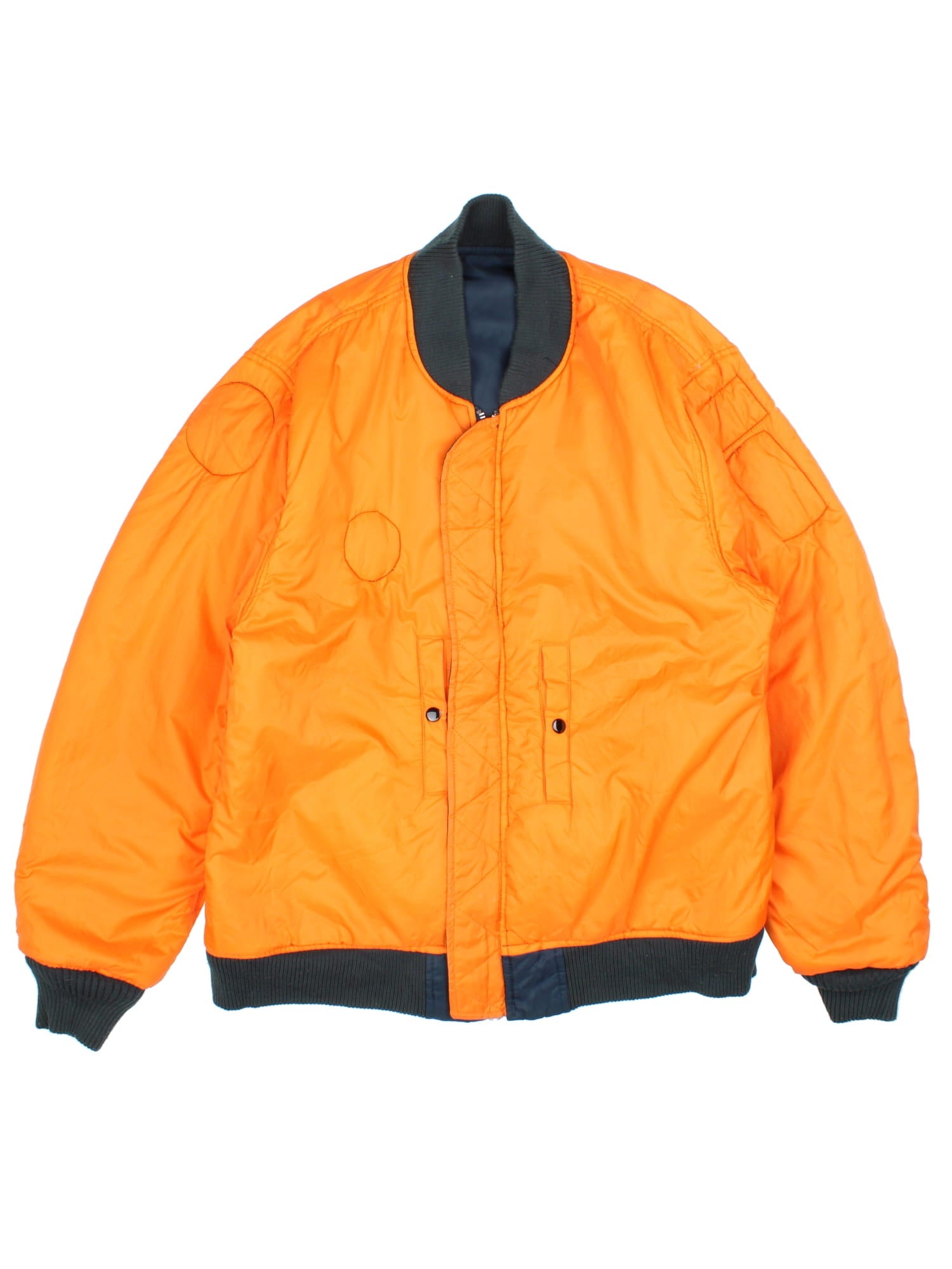 Vintage College Park MA1 Reversible Bomber Jacket (Size L