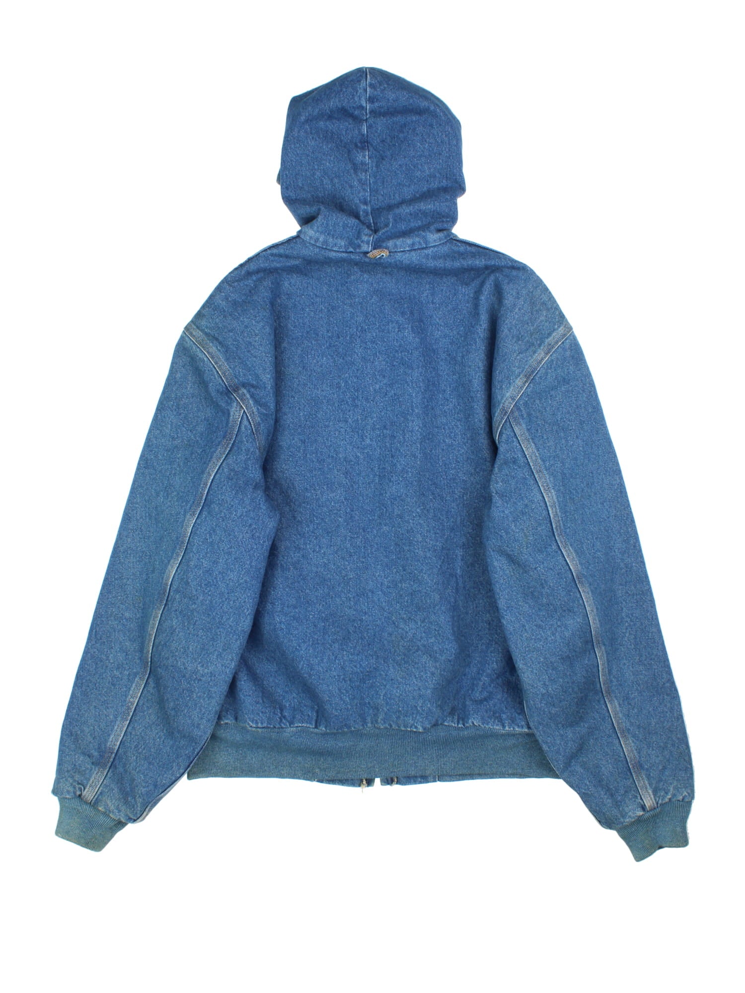 Carhartt Denim Active Jacket Hooded Blue Vintage Workwear Carhartt Denim Active Jacket Hooded Blue Vintage Workwear