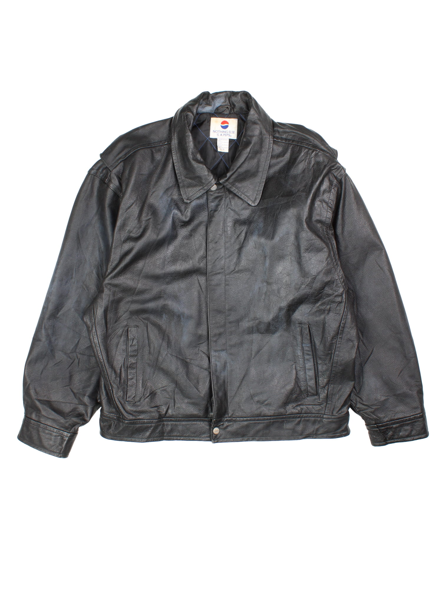 Vintage 90's Pepsi Leather Jacket (Size XL) – VintageFolk
