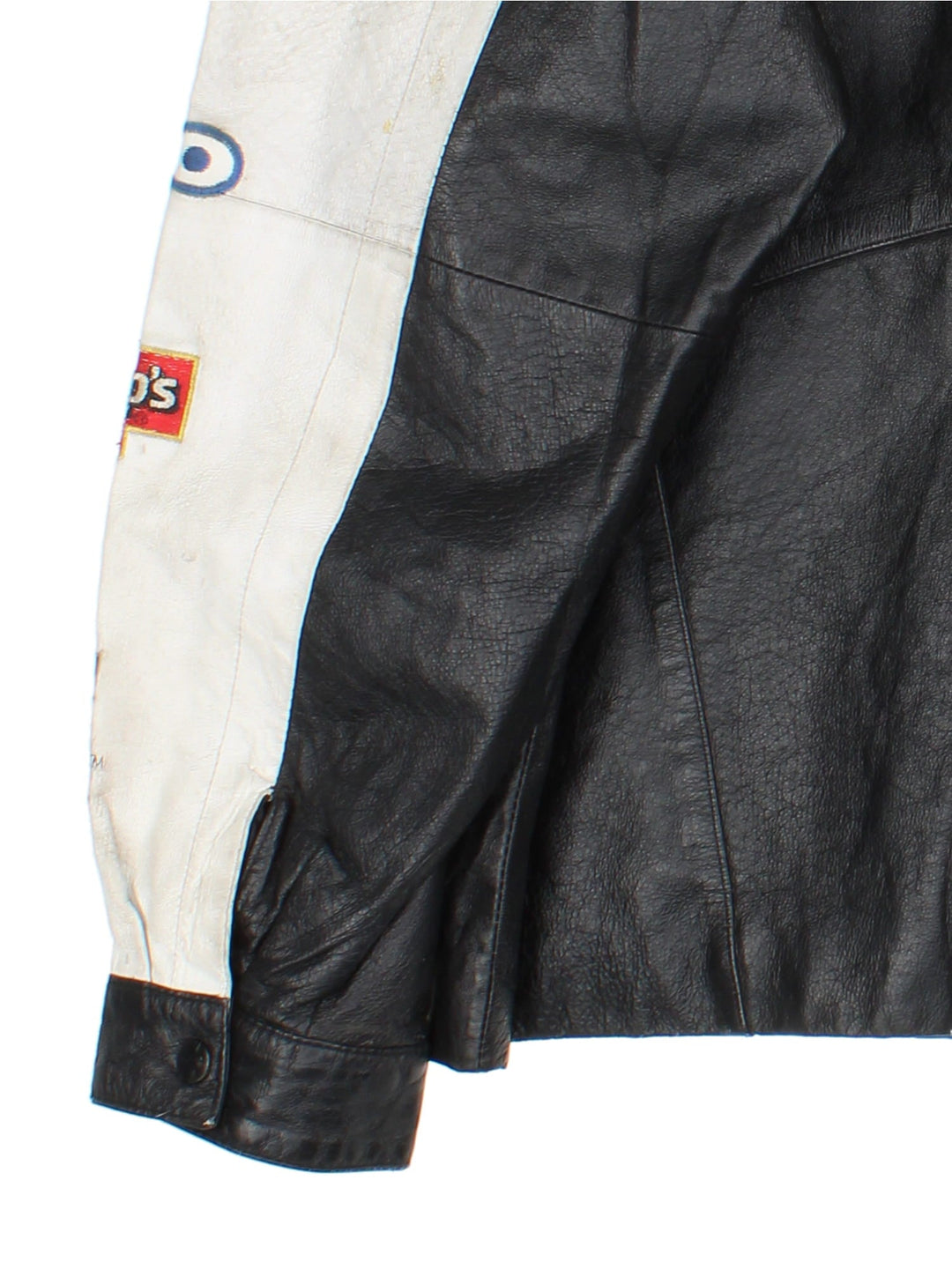 Vintage Nascar Dale Earnhardt Jr Winston Cup Series Jacket in a black and white colourway. Zips up and has multiple pockets, and the logos and sponsors embroidered all over.