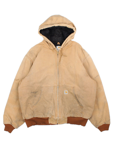 ジャケット・アウター Vintage Carhartt Active GiletBeige Large Carhartt Active Jacket (Size XL) – VintageFolk