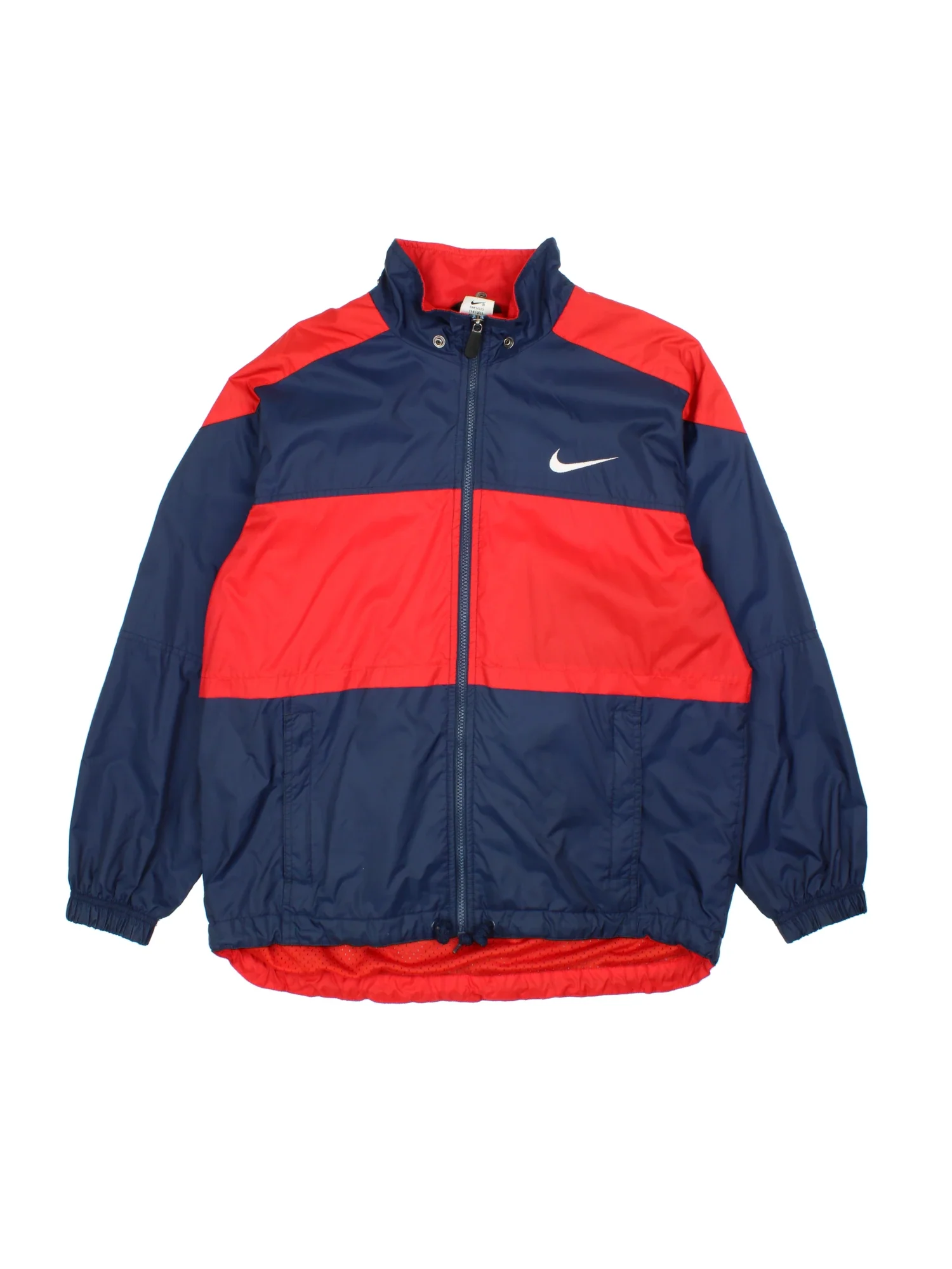 Vintage 90s Nike Big Swoosh Bomber Jacket Puffer Pullover