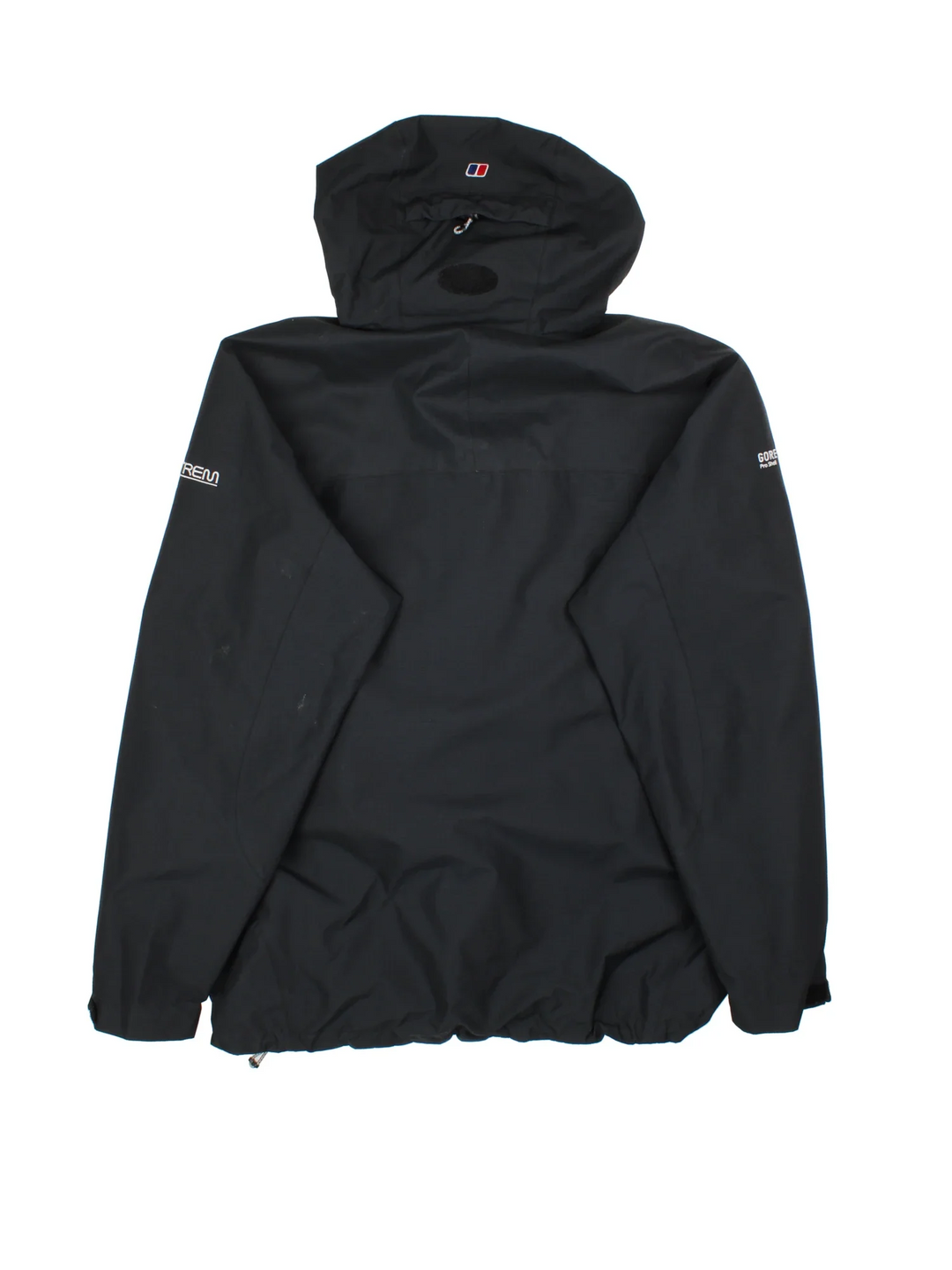 Berghaus Hilwalker Jacket in a blue colourway. Full button and zip up front with multiple pockets, drawstring hood and small logo on the front pocket.