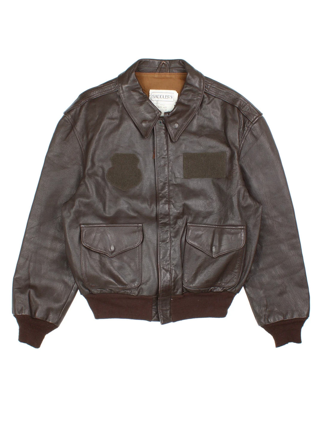 Brown Leather Cooper A2 Leather Flight Jacket Vintage Cooper