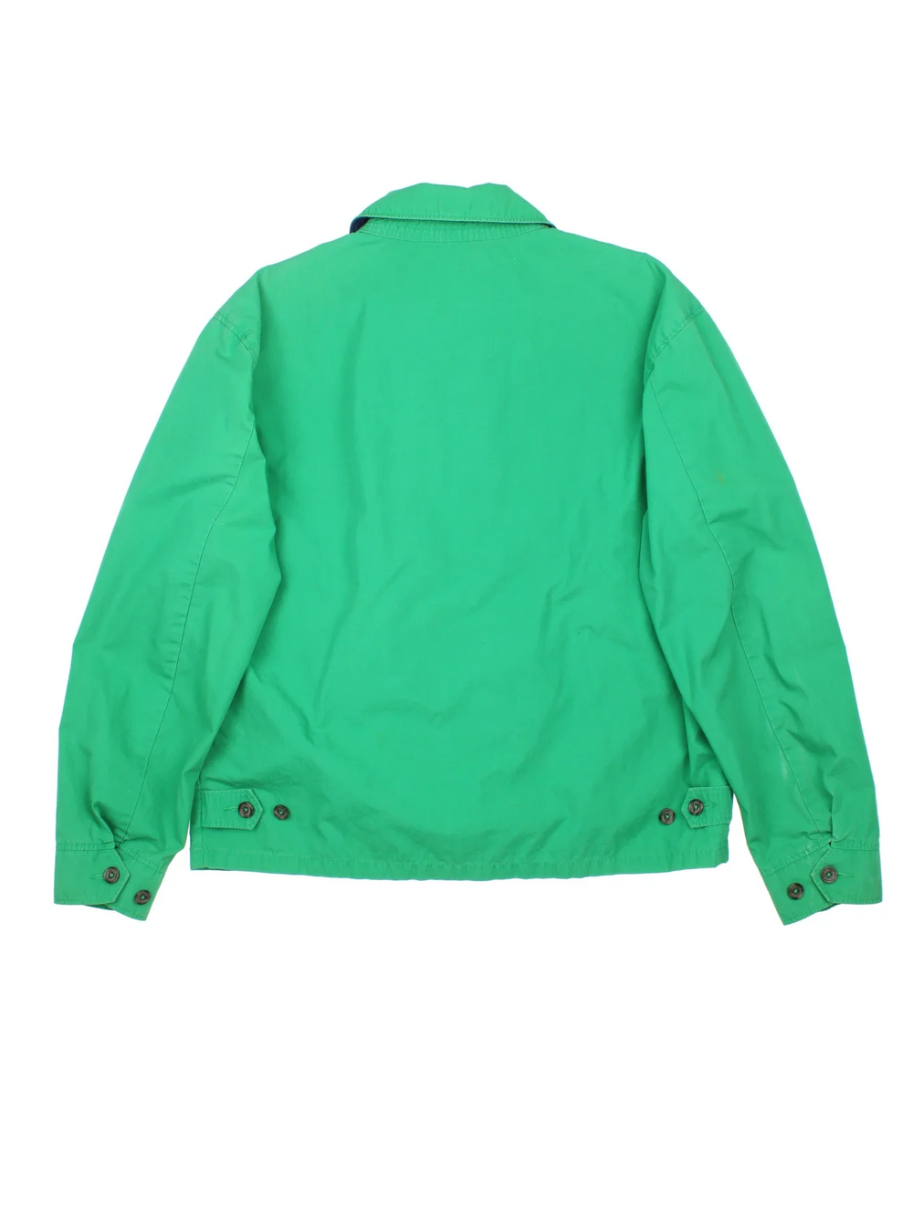 Vintage Ralph Lauren Harrington Jacket in a green colourway. Full zip up and has side pockets, large collar and small classic logo on the front.