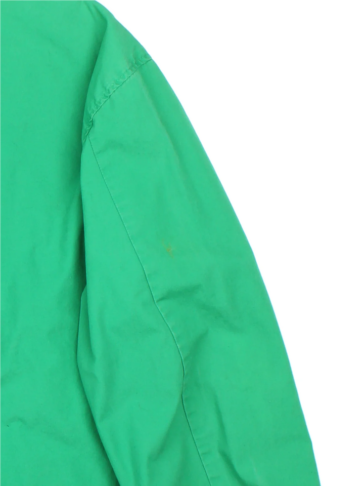 Vintage Ralph Lauren Harrington Jacket in a green colourway. Full zip up and has side pockets, large collar and small classic logo on the front.