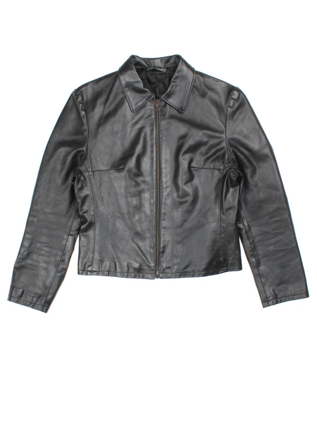 Y2K Leather Jacket – VintageFolk