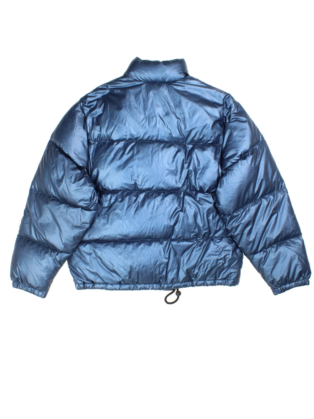 Vintage Sergio Tacchini Down Puffer Jacket in a blue colourway. Zip/buttons up and has side pockets and down isulated.