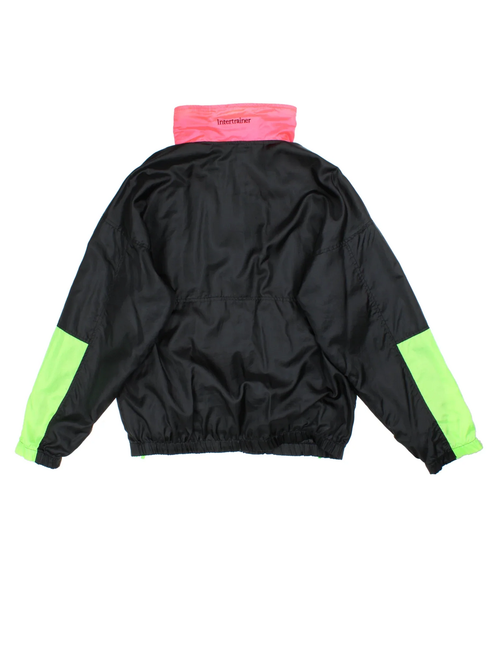 Vintage 90's Columbia Intertrainer 2 in 1 Jacket in a black/pink colourway. Zip fastening, with side pockets, removable track jacket lining and has the logo embroidered on the front.
