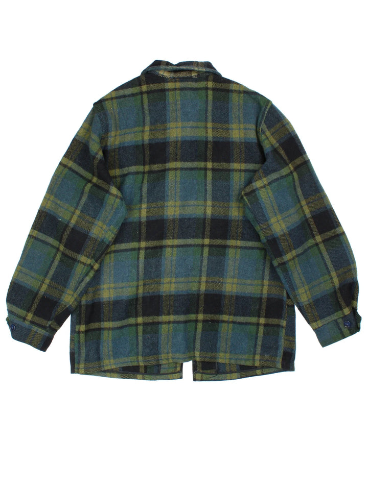 Vintage 70's Allesons CPO Jacket in a green colourway. Zip fastening, with front pockets and branded zipper.