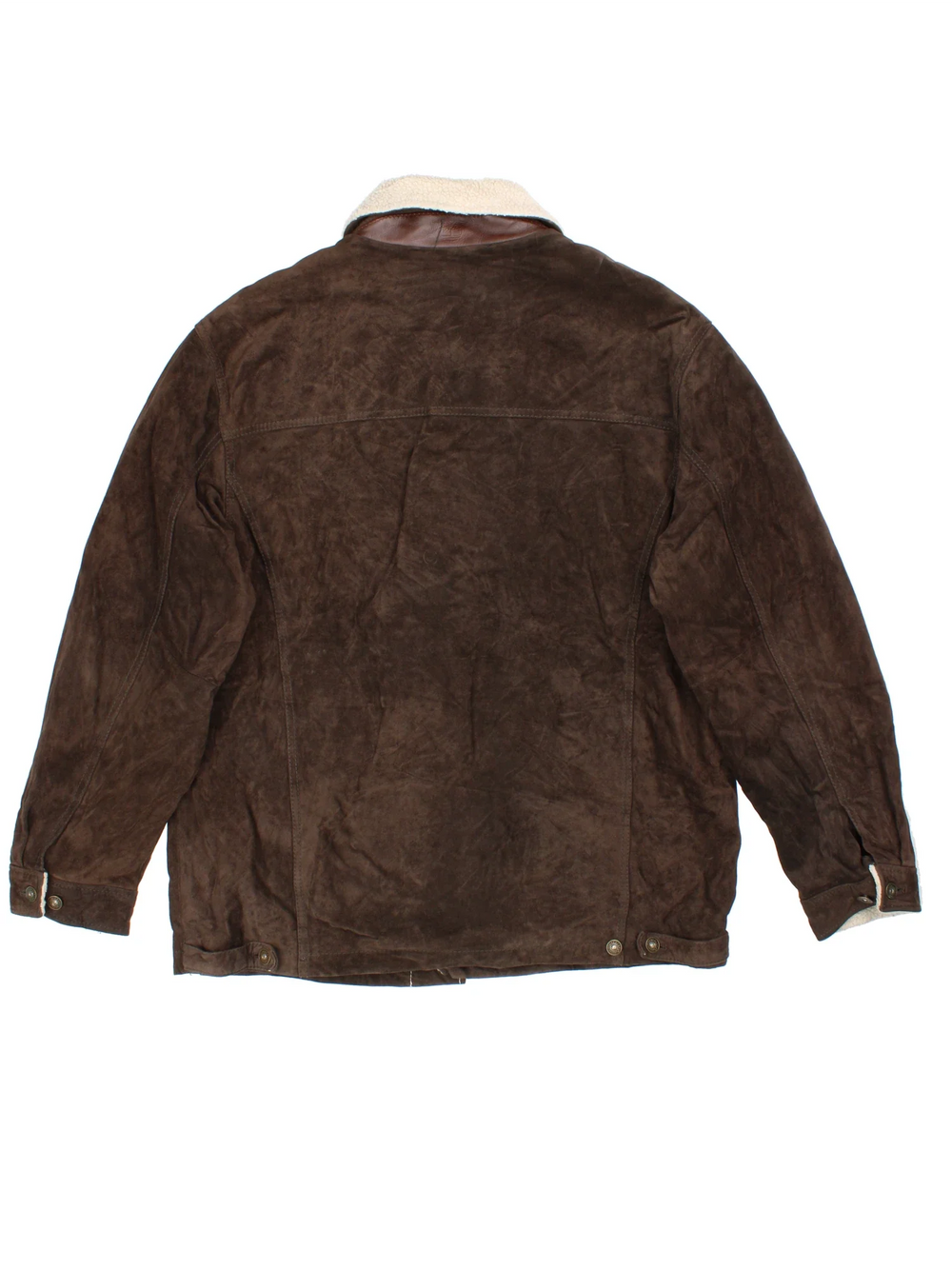 Timberland Shearling Trucker Jacket in a brown colourway. Button fastening, with multiple pockets and shearling lining.