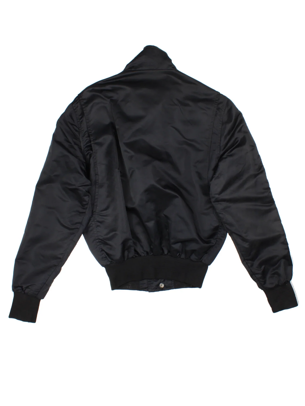 Mercury Racing Nascar Jacket in a black colourway. Zips up and has multiple pockets, and the logo / spell out embroidered on the front and sleeves.