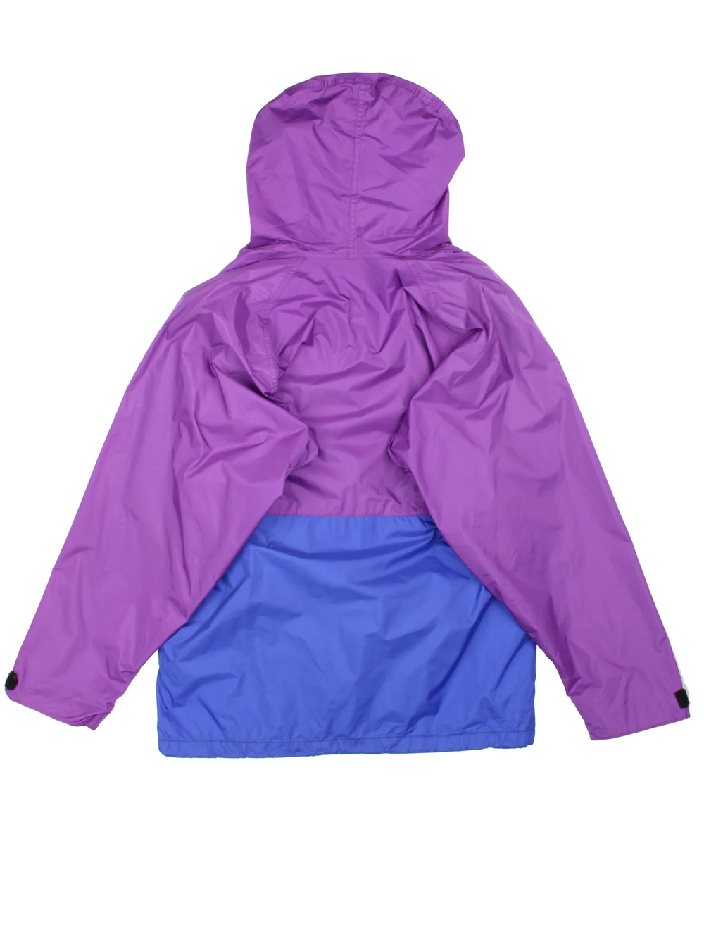 Vintage REI Gore-Tex Anorak Jacket in a purple/blue colourway. Hooded with button up fastening, front pocket and mesh lined.