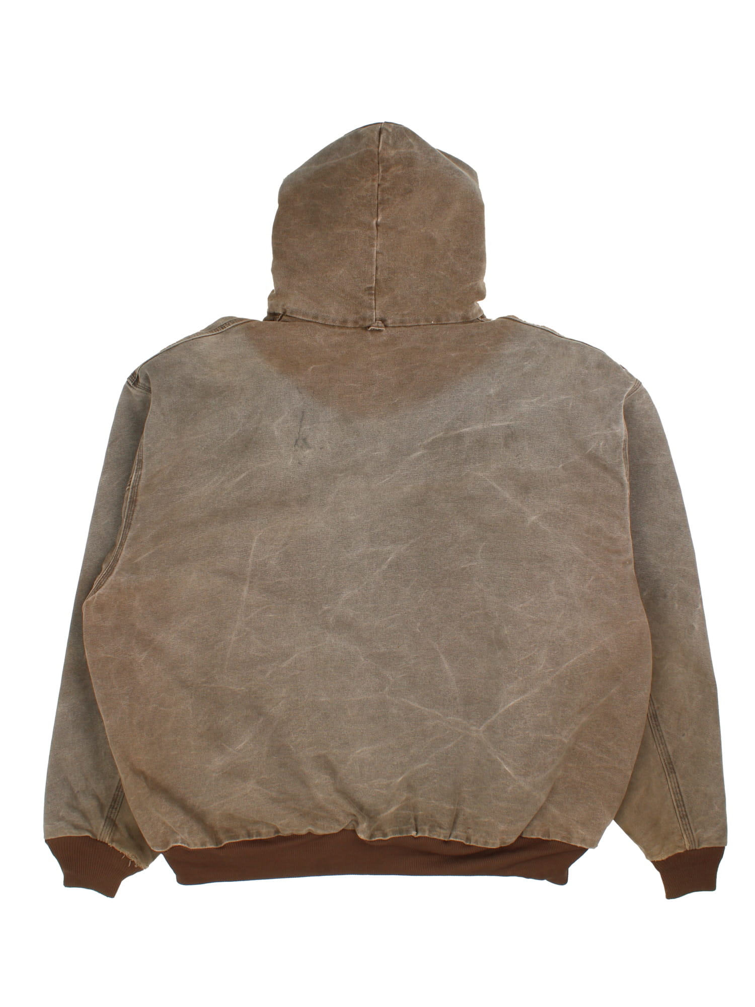 Carhartt ActiveJacket Camel Brown XL 美品 Carhartt Men's Quilted-Flannel-Lined Duck Active Jacket