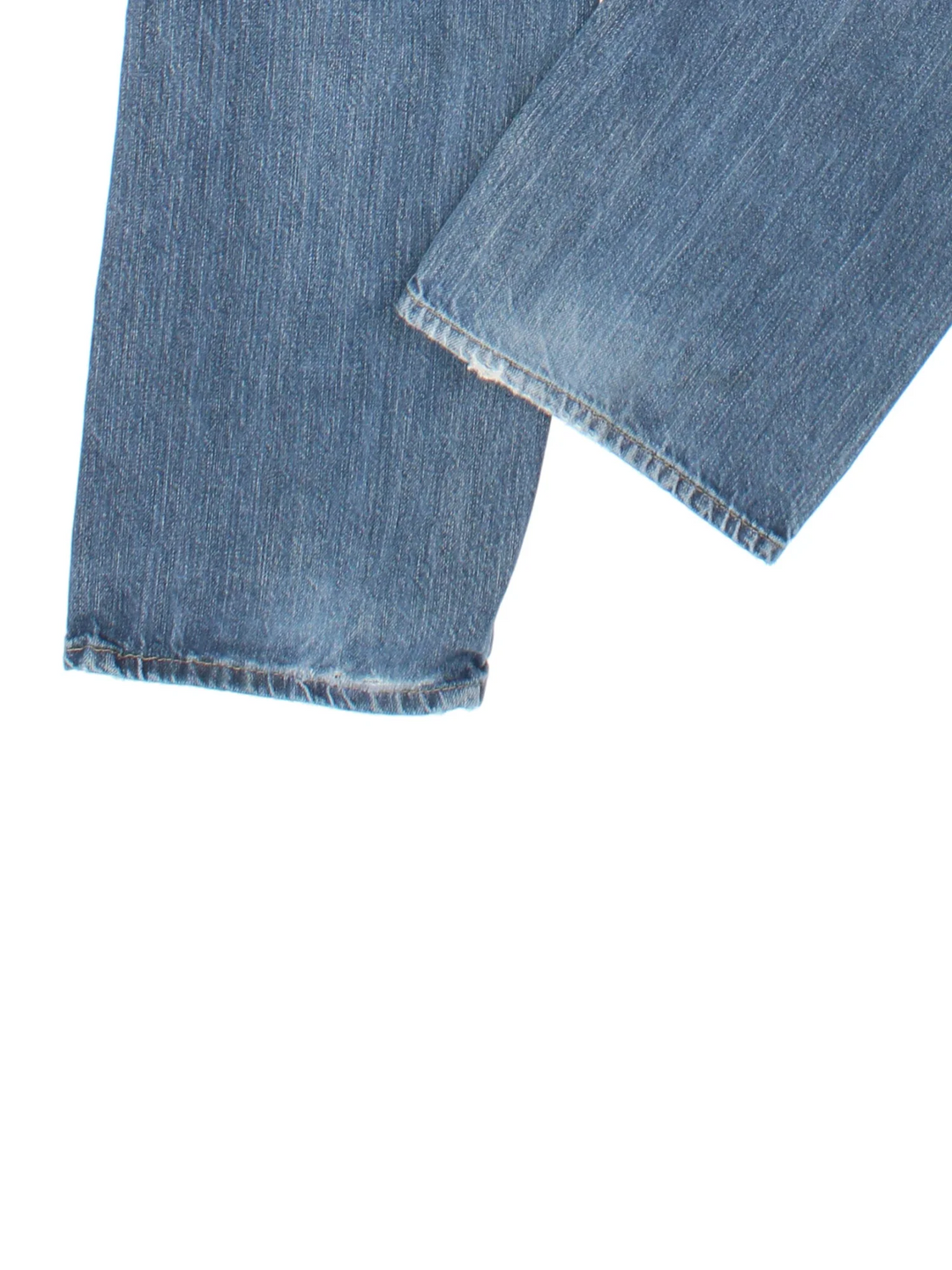 Y2K True Religion Jeans in blue colourway with multiple pockets and embroidered branding on the back.