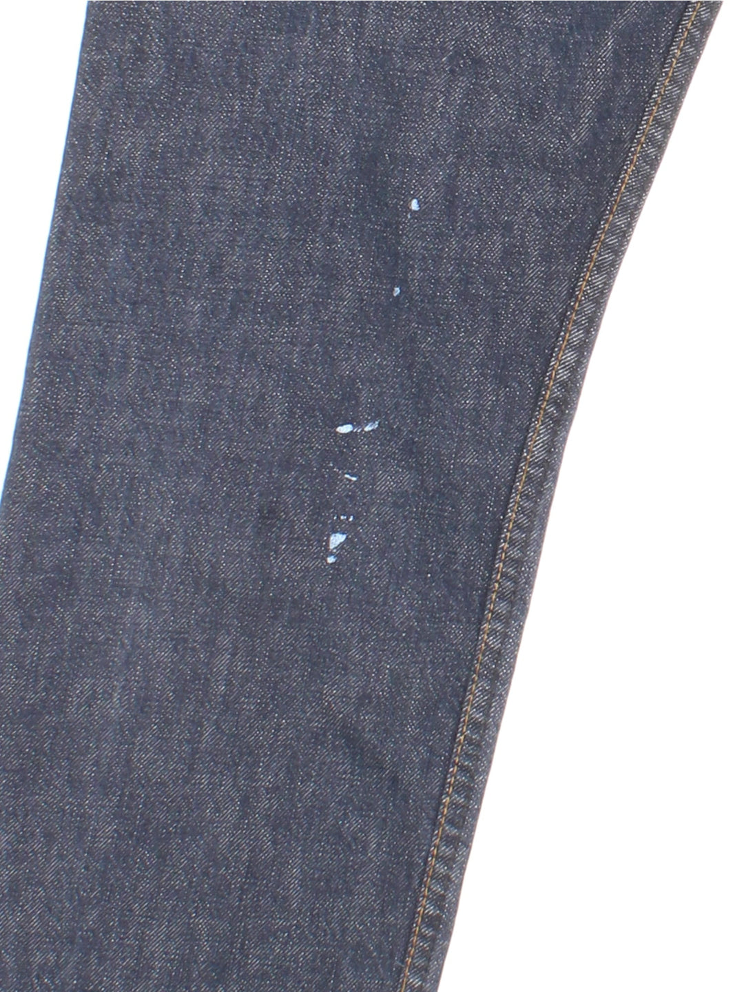Levi Strauss 501 Jeans in faded blue colourway with multiple pockets and the logo tab embroidered on the back.