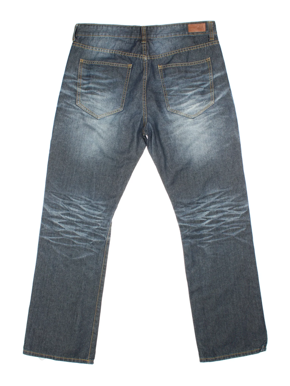 Y2K Ecko Jeans in blue colourway. Multiple pockets and embroidered branding detail on the back.