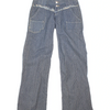 Y2K Japanese Hickory Stripe Denim Jeans
