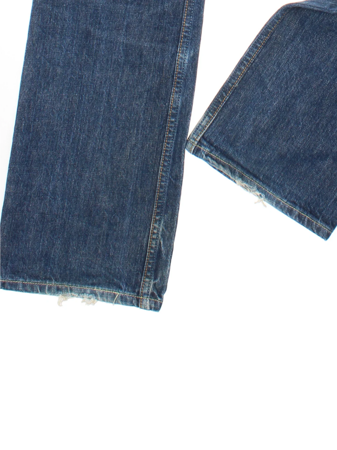 Vintage Levi Strauss 501 Jeans in blue colourway with multiple pockets and the logo embroidered on the back.