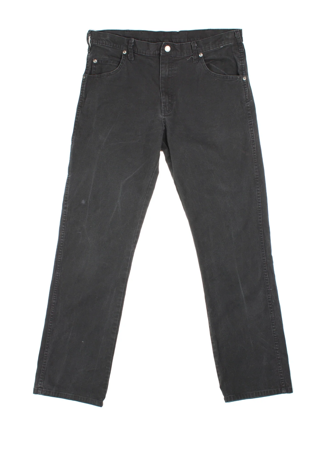 Dickies Jeans in black colourway with multiple pockets and branding on the back.