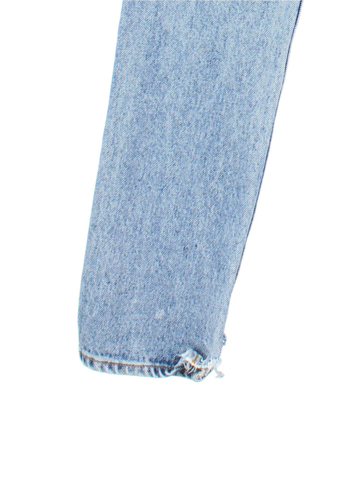 Vintage Levi Strauss Orange Tab 620 Jeans in blue colourway with multiple pockets and the logo embroidered on the back.
