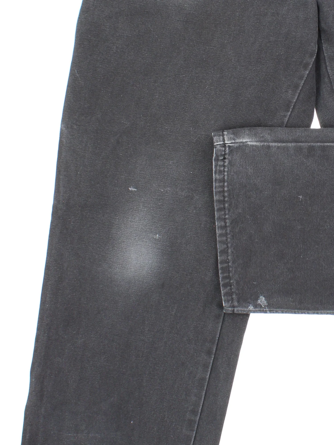Dickies Carpenter Jeans in black colourway with multiple pockets and the logo embroidered on the back.