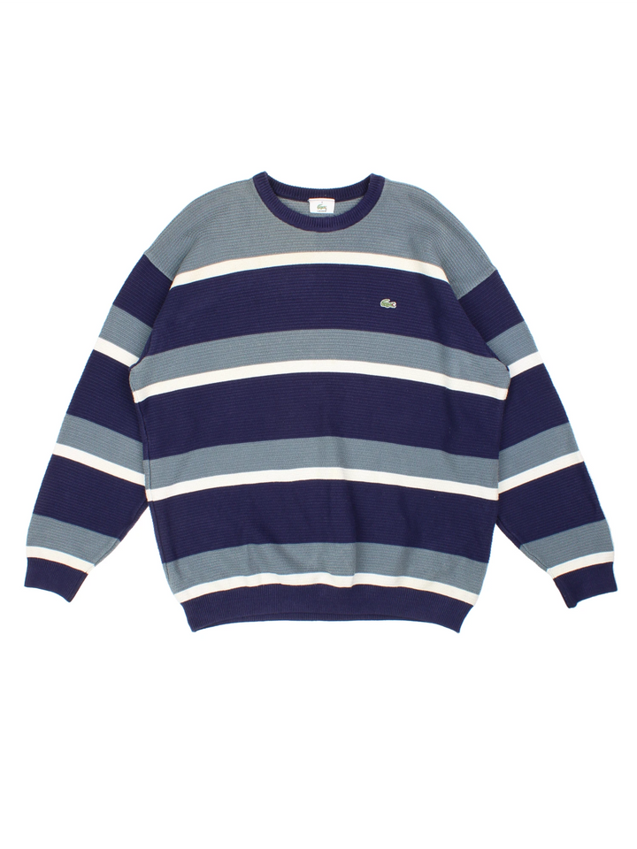 Lacoste Stripe Jumper (Size L)