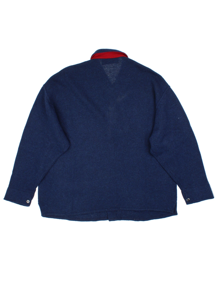 Vintage Italian Horse Racing Knitted Cardigan (Size XXL)