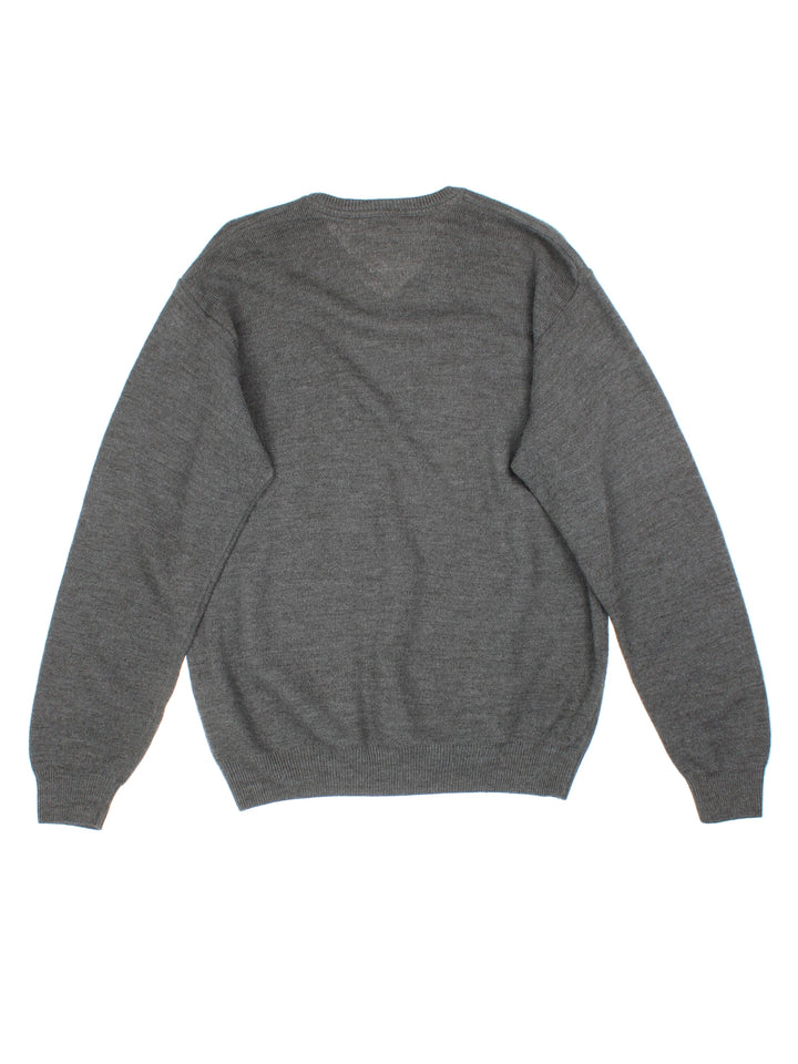 Lacoste V Neck Wool Jumper (Size M)