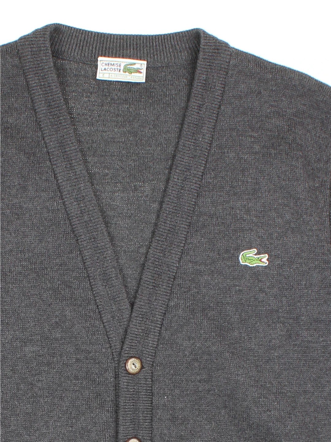 Vintage Lacoste Cardigan Vest (Size L)