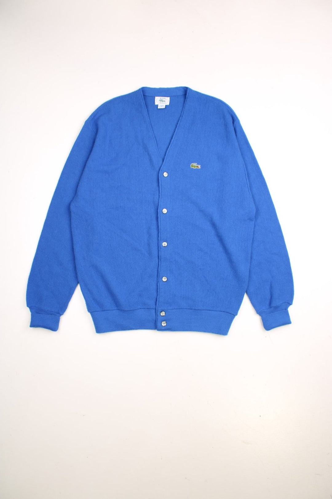 Lacoste IZOD 1990s Blue Cardigan – VintageFolk 