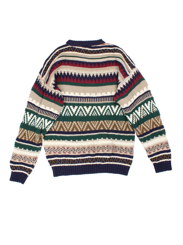 Vintage Chaps Ralph Lauren Jumper in a multicoloured colourway with all over pattern.