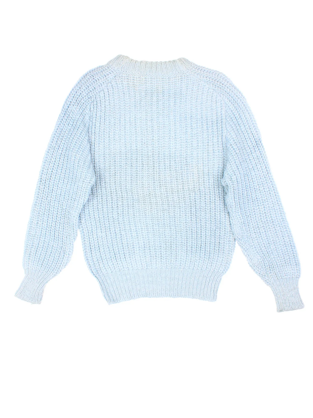 Vintage Cable Knit Jumper in a blue colourway.
