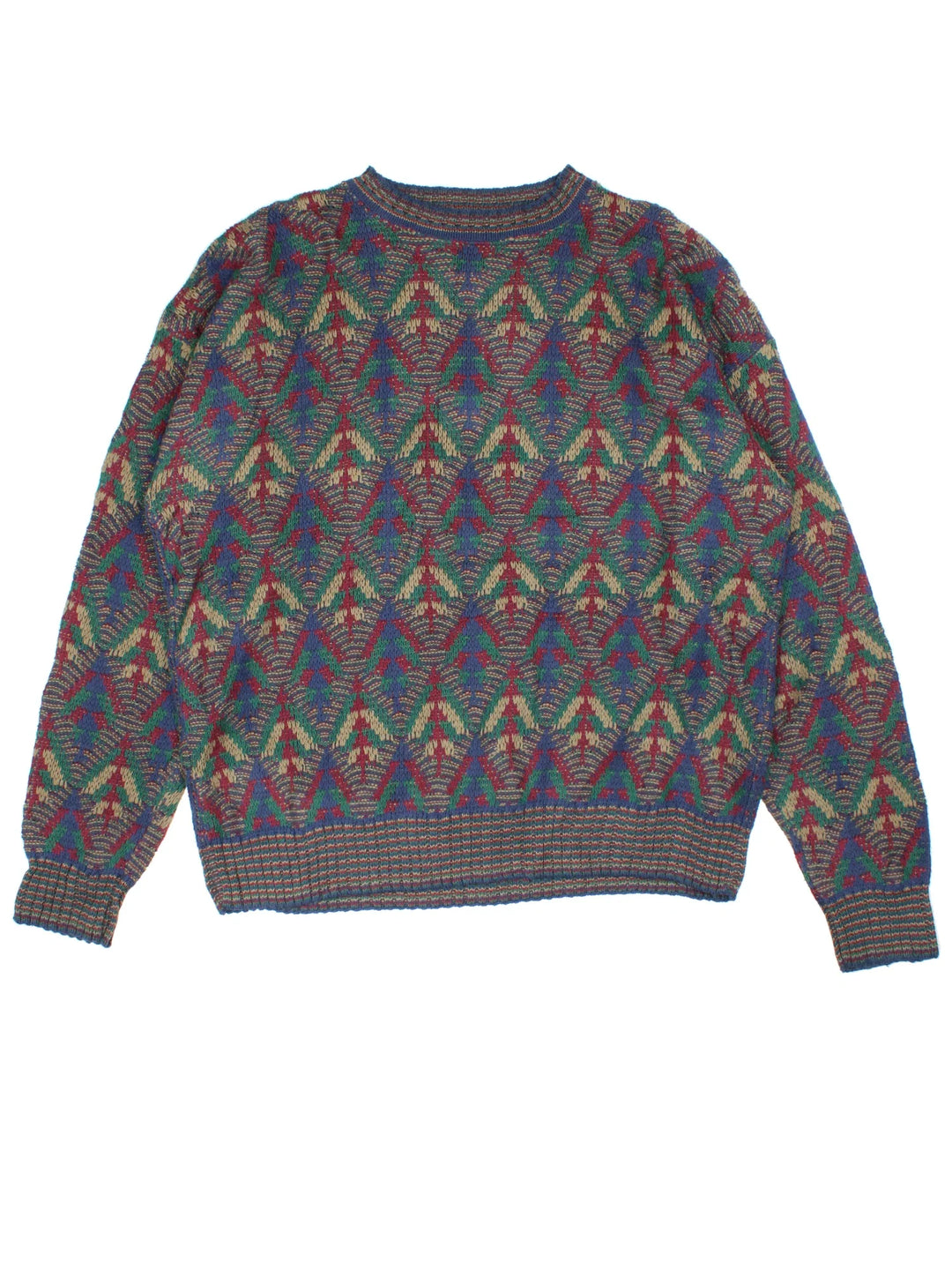 Vintage 90's Lobo By Pendleton Knitted Jumper in a multicoloured colourway with patterns all over.