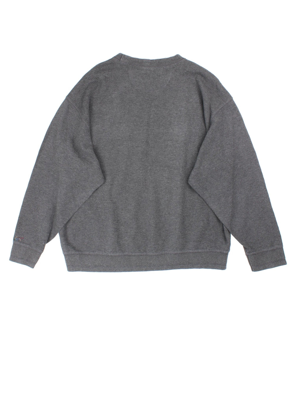 Las Vegas Raiders NFL Sweater in a grey colourway with embroidered team logo on the front.
