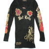 Y2K Ed Hardy Hot Love Knit Dress