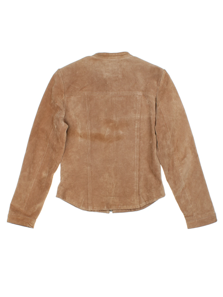 Y2K Fuel Leather Biker Jacket (Size S)