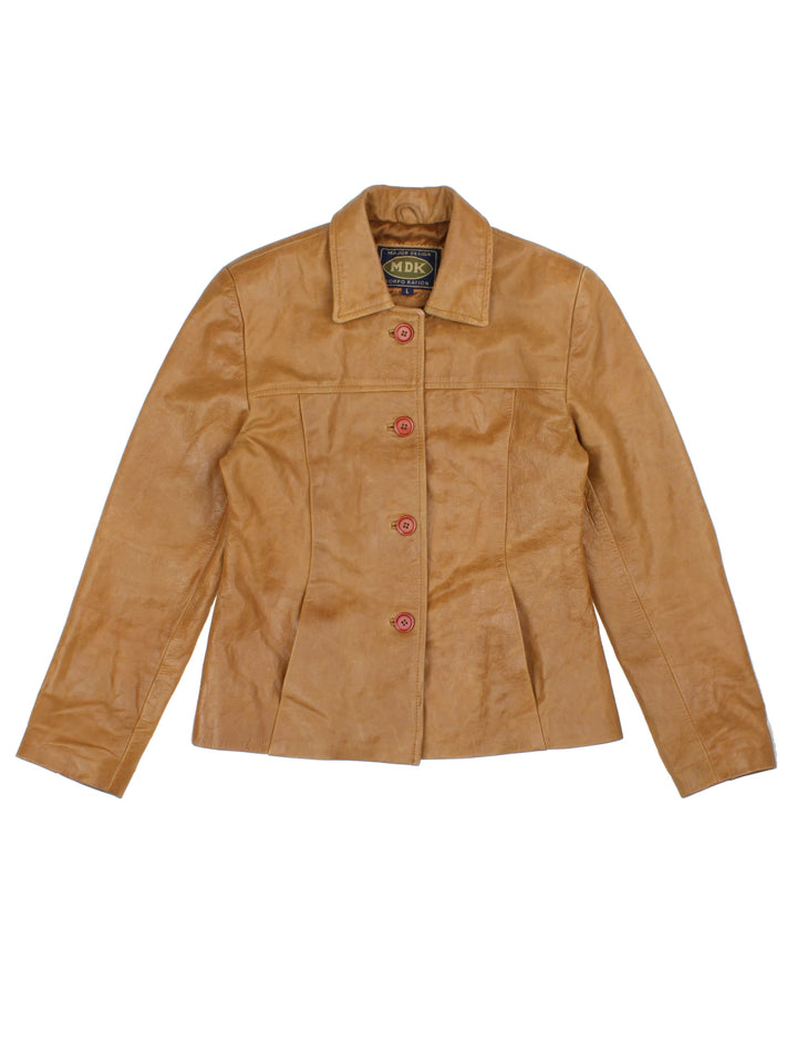 Vintage Leather Jacket (Size L)