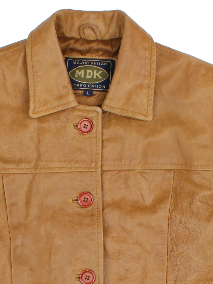 Vintage Leather Jacket (Size L)