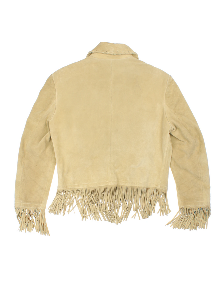 Western Suede Fringe Jacket (Size M)