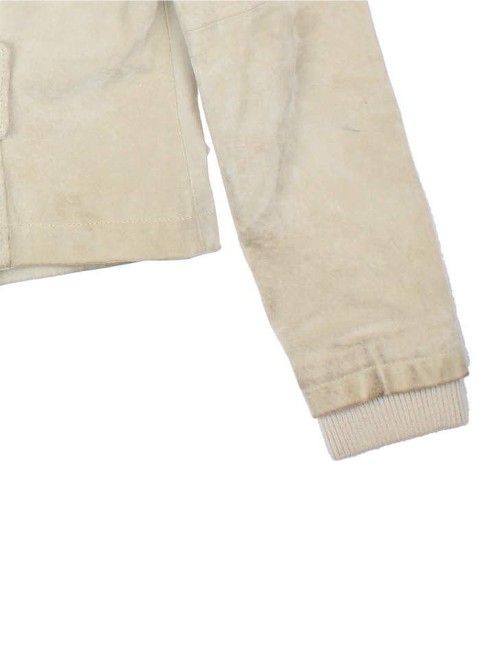 Y2K Morgan De Toi Suede Leather Jacket (Size S)